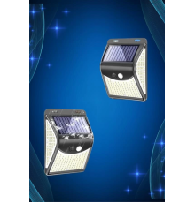 Solar Sensörlü Duvar Lambası Bahçe Lamba 20 Led Işık