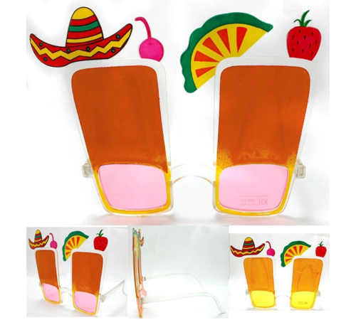 Sombrero Hawaii Fiesta Meyve Figürlü Yaza Merhaba Gözlük Sombrero Hawaii Fiesta Meyve Figürlü Yaza Merhaba Gözlük