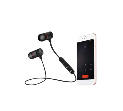 Sports Mıknatıslı Siyah Bluetooth Kulaklık Kablolu Uzun Pil Ömrü Sports Mıknatıslı Siyah Bluetooth Kulaklık Kablolu Uzun Pil Ömrü