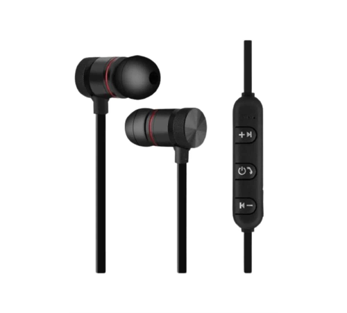 Sports Mıknatıslı Siyah Bluetooth Kulaklık Kablolu Uzun Pil Ömrü Sports Mıknatıslı Siyah Bluetooth Kulaklık Kablolu Uzun Pil Ömrü