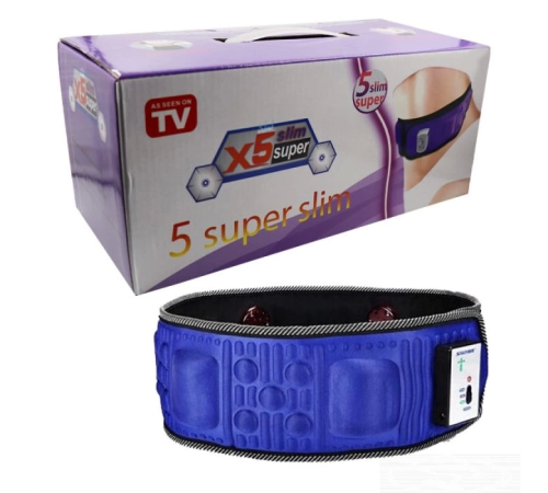 Super Slim 5 Motorlu Titreşimli Masaj Kemeri Göbek Eritme Aleti Super Slim 5 Motorlu Titreşimli Masaj Kemeri Göbek Eritme Aleti