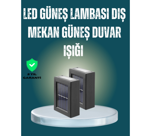 Suya Dayanıklı Güneş Enerjili Bahçe Lambası