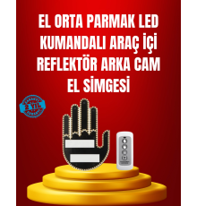 Suya Dayanıklı LED El Park Uyarı Cihazı Uzaktan Kumandalı 2025