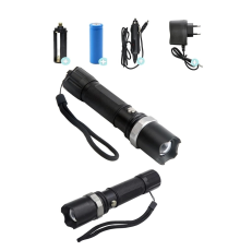 Swat Profesyonel Şarjlı El Feneri Ledli+flashlight+zoom Özellikli 6 Parça Full Set