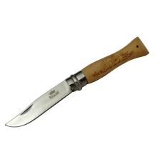 T0195 Bahçe Çakı 16 Cm - Ahşap Sap, Bilezikli, Kılıflı