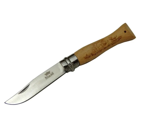 T0195 Bahçe Çakı 16 Cm - Ahşap Sap, Bilezikli, Kılıflı T0195 Bahçe Çakı 16 Cm - Ahşap Sap, Bilezikli, Kılıflı