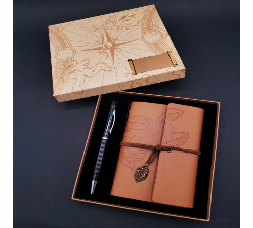 Taba Defter Ve Siyah Kalem