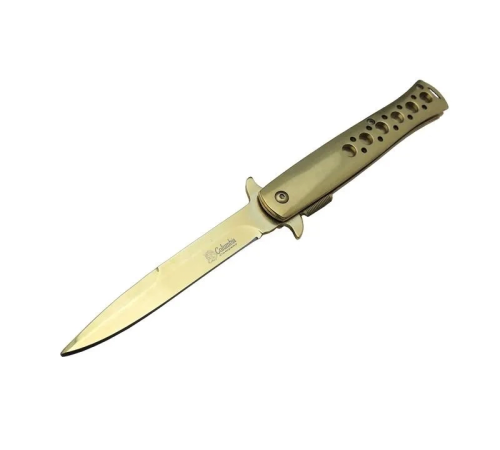 Tac-force 1111a T-lite Gold Kamp / Av Çakısı 23cm- Yarı Otomatik, Metal Sap, Kemerlikli Tac-force 1111a T-lite Gold Kamp / Av Çakısı 23cm- Yarı Otomatik, Metal Sap, Kemerlikli