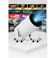 Taşınabilir Android Projeksiyon Ayaklı Çift Kollu 4K Çözünürlüklü Sinema Projeksiyonu