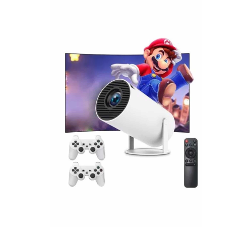Taşınabilir Android Projeksiyon Ayaklı Çift Kollu 4K Çözünürlüklü Sinema Projeksiyonu Taşınabilir Android Projeksiyon Ayaklı Çift Kollu 4K Çözünürlüklü Sinema Projeksiyonu