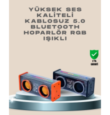 Taşınabilir Bluetooth Hoparlör – LED Işıklarla