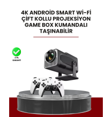 Taşınabilir Full HD Projektör - 1 GB RAM, 8 GB Hafıza