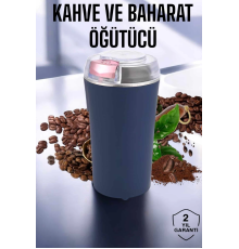Taşınabilir Kahve & Baharat Öğütücü, Kolay Temizlenebilir ve Uzun Ömürlü Paslanmaz Çelik