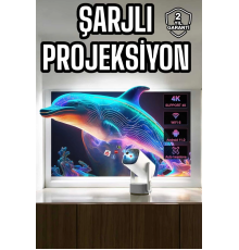 Taşınabilir Sinema Oyun Projektörü Akıllı Projeksiyon Android 11