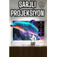 Taşınabilir Sinema Oyun Projektörü Akıllı Projeksiyon Android 11