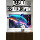 Taşınabilir Sinema Oyun Projektörü Akıllı Projeksiyon Android 11
