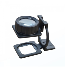 Tekstilciler Için  Kumaş Kontrolü Büyüteç,katlanan, Metal 15x Büyütme