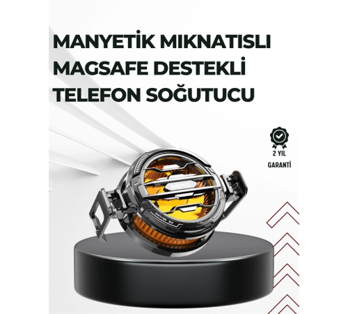 Telefon Soğutucu | LED Işık Efektli | Power Aparatlı | Sessiz ve Taşınabilir Model