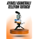 Telefon Tutucu Mini Mikrofonlu Tripod Vlog Çekim Video