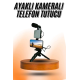 Telefon Tutucu Mini Mikrofonlu Tripod Vlog Çekim Video