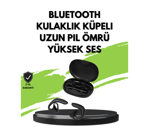Ter ve Suya Dayanıklı, Kulak İçini Yormayan Kablosuz Spor Kulaklık