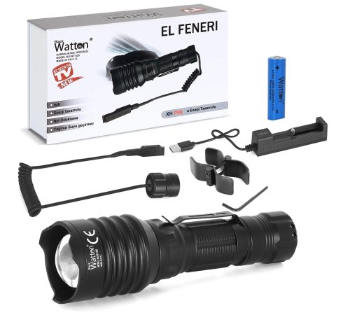 Tg-10 Şarjlı Profesyonel Av Feneri  Wt-620