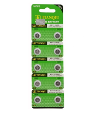 TıanQıu Ag11 Lr721/362 Alkalin 10'lu Düğme Pil