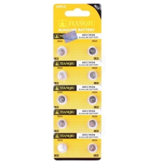 TıanQıu Ag3 Lr41/392 Alkalin 10'lu Düğme Pil