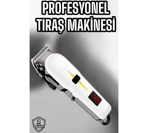 Tıraş Makinesi Profesyonel Saç Ve Sakal Kesme Milim Ayarlı Dijital Göstergeli