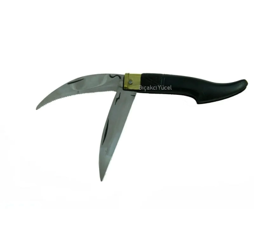 Tosya Küçük Çiftli Testereli Bıçkı Çakı 14 Cm - Plastik Saplı, Manuel Tosya Küçük Çiftli Testereli Bıçkı Çakı 14 Cm - Plastik Saplı, Manuel