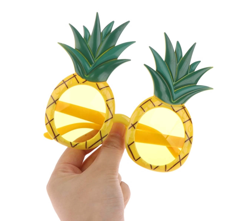 Tropikal Hawaii Ananas Şekilli Parti Gözlüğü 9.5 X 14 Cm Tropikal Hawaii Ananas Şekilli Parti Gözlüğü 9.5 X 14 Cm