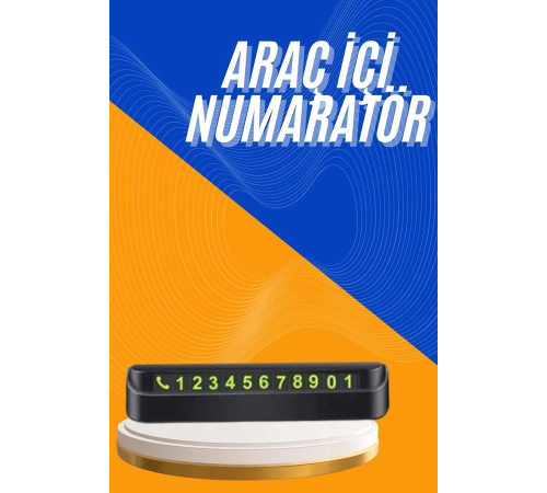 Tüm Araçlara Uyumlu Araç Içi Park Numaratör Oto Araç Numaratör Tüm Araçlara Uyumlu Araç Içi Park Numaratör Oto Araç Numaratör