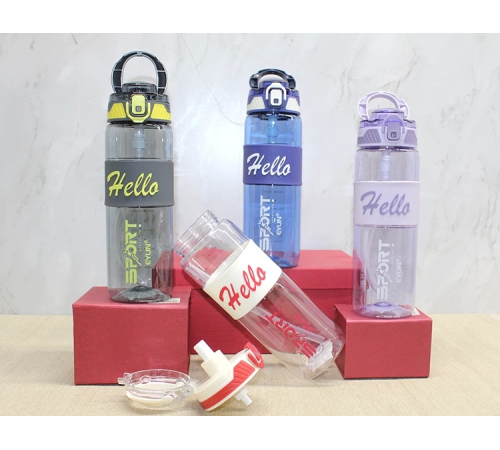 Tutmalı Su Matarası 800 Ml Bpa İçermez Alk2955 Tutmalı Su Matarası 800 Ml Bpa İçermez Alk2955