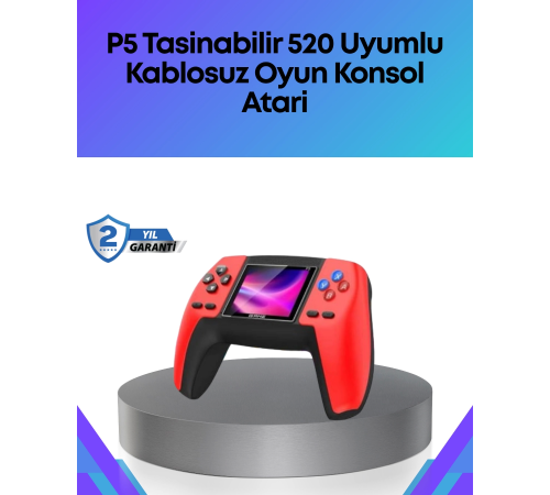 TV Bağlantılı 520 Oyunlu P5 Retro GamePad Konsol TV Bağlantılı 520 Oyunlu P5 Retro GamePad Konsol