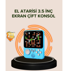 TV Bağlantılı Çift Oyunculu Şarjlı Retro Gamepad Seti