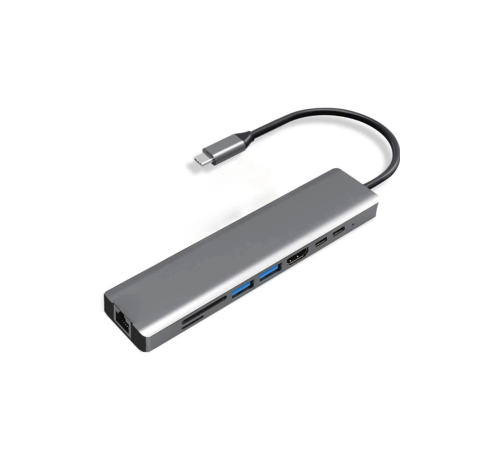 Type-c To Hdtv Multifunction Adapter 8 Port Kablo