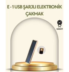 USB Şarjlı Alevsiz Elektronik Çakmak – Rüzgara Dayanıklı, Gazsız, Güvenli Kullanım