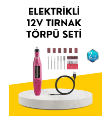 USB Şarjlı Çok Fonksiyonlu Tırnak Bakım Cihazı
