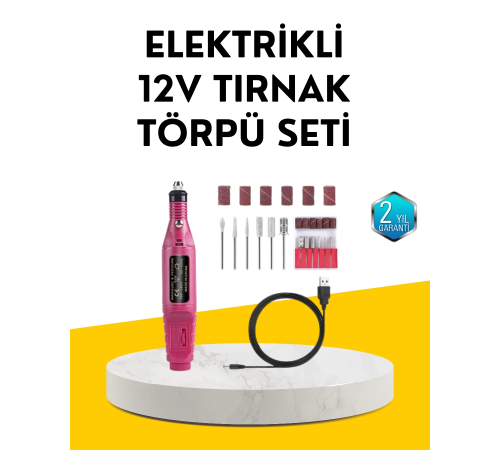 USB Şarjlı Çok Fonksiyonlu Tırnak Bakım Cihazı