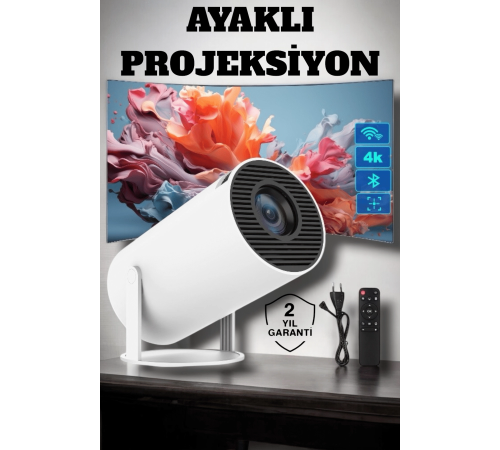 USB ve Kablosuz Bağlantı Özellikli 5000 Saat Ampul Ömürlü Projeksiyon USB ve Kablosuz Bağlantı Özellikli 5000 Saat Ampul Ömürlü Projeksiyon