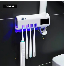 Uv Işıklı Otomotik Diş Macunu Sıkacağı Ve Diş Fırçası Tutacağı