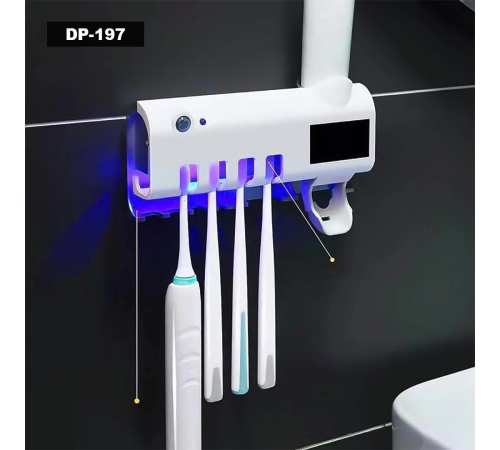Uv Işıklı Otomotik Diş Macunu Sıkacağı Ve Diş Fırçası Tutacağı Uv Işıklı Otomotik Diş Macunu Sıkacağı Ve Diş Fırçası Tutacağı