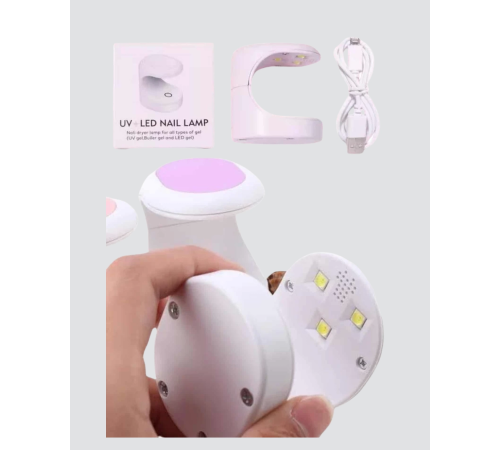 UV ve LED Jel Kurutmaya Uygun – Çift Dalga Boylu Mini Kurutucu UV ve LED Jel Kurutmaya Uygun – Çift Dalga Boylu Mini Kurutucu