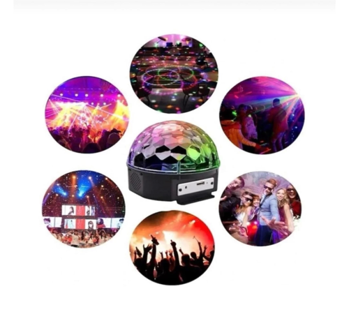 Uzaktan Kumandalı Müzikli Dönerli Disko Topu Bluetooth Sese Duyarlı Uzaktan Kumandalı Müzikli Dönerli Disko Topu Bluetooth Sese Duyarlı