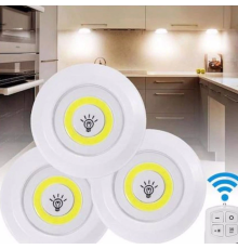 Uzaktan Kumandalı Yapışkanlı Led Spot Lamba Wt-364