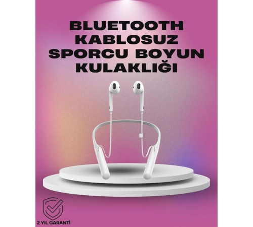 Uzun Pil Ömürlü Kablosuz Kulaklık – Boyun Askılı, 100 Saat Kullanım Uzun Pil Ömürlü Kablosuz Kulaklık – Boyun Askılı, 100 Saat Kullanım