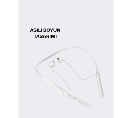 Uzun Pil Ömürlü Kablosuz Kulaklık – Boyun Askılı, 100 Saat Kullanım Uzun Pil Ömürlü Kablosuz Kulaklık – Boyun Askılı, 100 Saat Kullanım