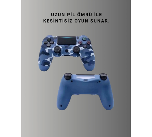 Uzun Pil Ömürlü Oyun Kolu – USB ile Hızlı Şarj Desteği Uzun Pil Ömürlü Oyun Kolu – USB ile Hızlı Şarj Desteği