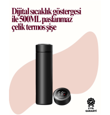Uzun Süre Isı Koruma Sağlayan Dijital Göstergeli Termos