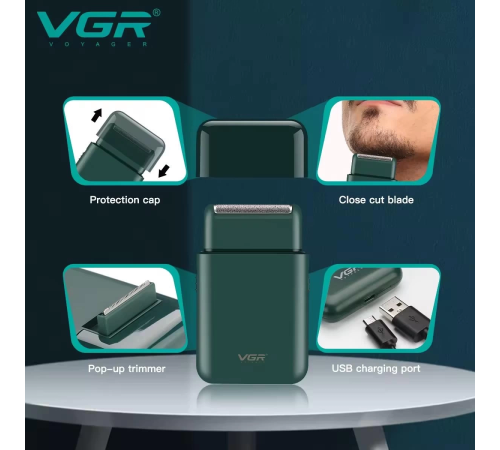V-390 Sakal-vücut Sıfır Sakal Yanak Şarjlı Islak Ve Kuru Tıraş Makinesi